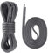 Yusimu 2 Pares de Cordones Redondos Encerados para Zapatos | 2,5 mm Delgados y Duraderos para Oxfords, Brogues y Derby | Cordones Unisex para Zapatos Escolares y de Negocios,Gris,90 cm