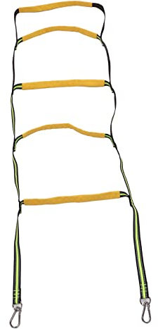 FILFEEL 5-stufige Boots-Strickleiter, Assist-Boot-Klappleiter, Schwimmleiter für Segelboot, Kajak, Kanufahren