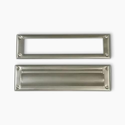 Architectural Mailboxes MS00SNAM Mail Slot Accessory, Satin Nickel
