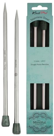 KnitPro The Mindful Collection Single Pointed Needles 16 (40cm) | Size 9mm