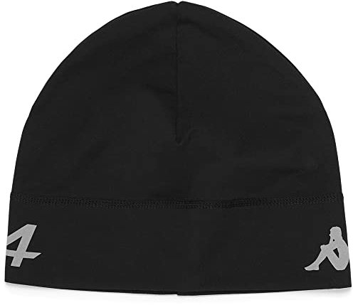 Kappa Mütze Atten 7 BWT Alpine F1 Team Offiziell Formel 1, Schwarz , One size