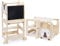 labebe lernturm für Kinder, Großformat klappbar Montessori Learning Tower, 2 in 1 lernstuhl Kinder mit Message Boards ab 1 Jahr