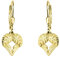 SOFIA MILANI - Damen Ohrringe 925 Silber - vergoldet/golden - Engel Flügel Herz Ohrhänger - E2239
