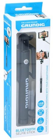 Grundig - 80 cm Bluetooth Selfie Stick Smartphone Holder