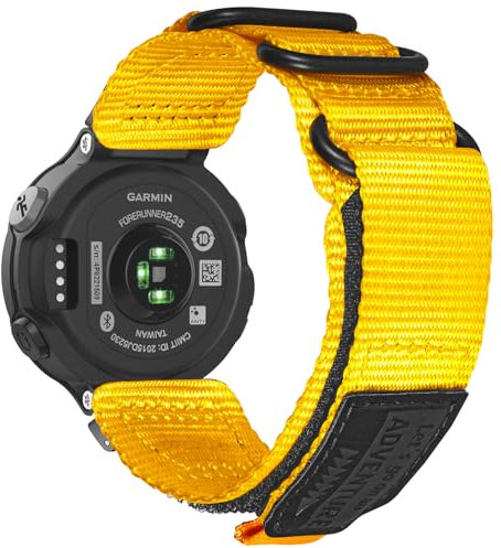 torbollo Compatibile con Garmin Forerunner 235, cinturino di ricambio robusto per 220/230/235 Lite/235/620/630/735XT Smart Watch per donne e uomini
