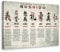 The Seven Virtues of Bushido Japanischer Samurai Inspirierendes Raumposter Leinwand Poster Wandkunst Dekor Druck Bild Gemälde für Wohnzimmer Schlafzimmer Dekoration Rahmen: 40 x 60 cm