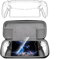 Natbok Custodia Protettiva per Sony PlayStation Portal, Cover Protettiva per Portatile PS5, Antiurto, Anti-collisione,Eva Cover Protettiva Nera + Playstation Portal Clear Cover+ Film Vetro temperato