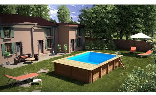 Gre Liner Piscina Madera Natural 620x420x127cm