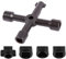 UKDeals Direct® 4 Way Utility Key Multifunction Meter Key, Utility Box Key Cupboard Key for Radiator, Water Valves