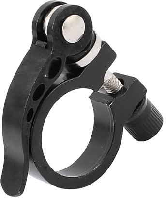 A ABSOPRO Collier de Serrage de Tige de Selle pour vélo de Route et VTT, diamètre 30mm, en métal Noir