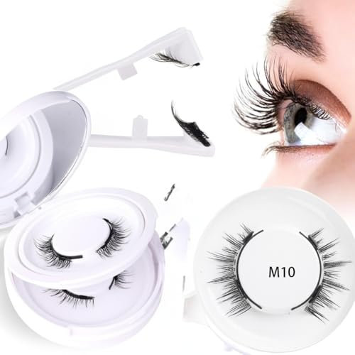 Fanelod Magnetic Eyelashes - Natural Look Reusable Eye Lashes with Clip | No Glue and Eyeliner Needed Reusable False Eyelashes for Women, Adults, Girls