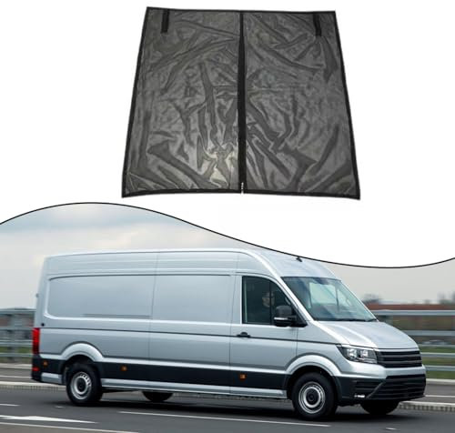 Parasol para puerta de furgoneta con mosquitera magnética, equipo de conducción automática, ventilación de cajuela, malla antiinsectos, para pesca y actividades al aire libre (largo 180 x 150 cm)