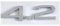 AXTGBHL 3D ABS 2,4 3,6 4,2 Buchstaben Logo Auto Stamm Emblem Abzeichen Aufkleber Fit for Audi A4 B7 TT Q5 q7 A6 B5 B6 C6 C5 A8 S6 S5 S4 RS5 Zubehör(42 Chrome)