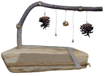 Genérico Giocattolo per gatti (legno di ulivo e pino)