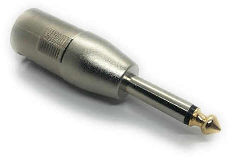 Ome Audio XLR To 6.35mm (1/4 inch) Mono TS Jack (Male to Male) Audio Adapter/Converter