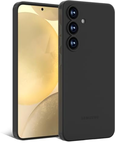 X-level für Samsung Galaxy S25 Hülle, 0,3 mm Slim Fit Handyhülle, Mattes Finish rutschfest Kratzfest Schutzhülle Dünn Hardcase kompatibel mit Samsung S25 5G, Trans-Schwarz
