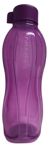 Tupperware to Go Eco - Borraccia con tappo a vite EcoEasy per anidride carbonica, 1000 ml, colore: viola scuro