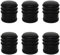 Lot de 6 stop-portes/Bloc porte - Solide & Pratique - Métal Noir