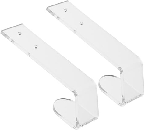NUOBESTY 2pcs Keyboard Wall Mount Shelf for Gaming Mechanical Keyboards Metal Wall Rack Storage Home Office