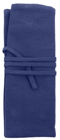 PAMINGONO Camping Bestecktasche aus Baumwoll Leinen Faltbare Aufbewahrungstasche für Besteck mit Schmutzabweisender und Geruchsfreier Funktion für Arbeit und Camping Zufällige Farbe