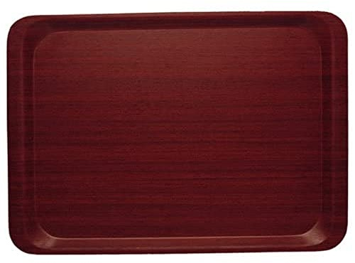 Cambro Cafeteria Tray Mahogany - 330x430mm | Shock-resistant construction with a textured surface prevents slipping and speeds up drying in commercial kitchens.