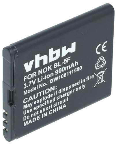 vhbw Akku kompatibel mit Bea-fon SL652A | SL652AD, SL652AF, SL660 Handy Smartphone Telefon (900mAh, 3,7V, Li-Ion)