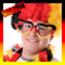 Riesen Brille Riesenbrille Fan Deutschland FAN - Artikel ca. 23 cm