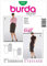 Burda 8155 Schnittmuster Bleistift-Rock (Damen, Gr, 34-46) Level 1 super Easy