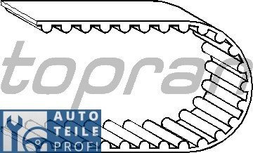 TOPRAN 206 821 Zahnriemen Steuerriemen 1248mm 25mm