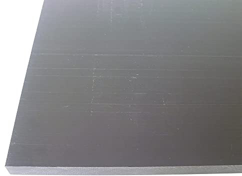 B&T Metall Plaques en PVC rigide noir de 5,0 mm d'épaisseur à la découpe - Dimensions : 100 x 200 mm