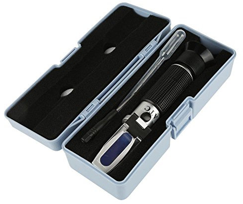 Honig-Refraktometer, Professionelles Brix-Refraktometer-Kit 0-20% Genaues Brix-Refraktometer Honig-Bier-Fruchtsaft-Zuckertester-Messgerät, pH-, Leitfähigkeits- und TDS-Messgeräte