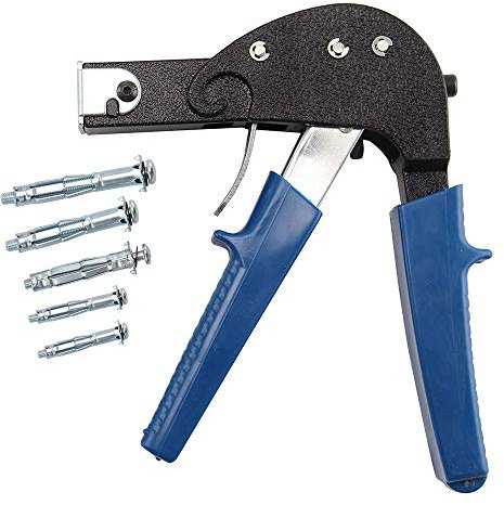 Outil de fixation robuste pour mur creux creux pour plaque de plâtre + 3 différentes fixations murales métalliques (M4 x 32 mm, M5 x 52 mm, M6 x 65 mm)