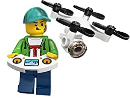 LEGO Minifigures 71027 Series 20: 16.Drohne Gr
