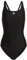 adidas Donna Mid 3-Stripes Swimsuit, Black / White, 36