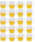RANNYY Mini Bicchieri da Birra, 20 Pezzi Modello Simulazione Bicchieri da Birra Modello per Mini Accessori Artigianali Fai da Te