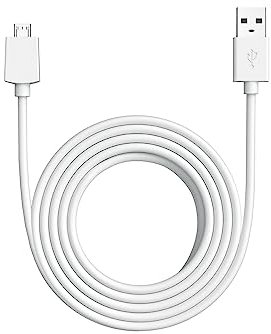 USB-A-zu-Micro-USB-Stromkabel (3 m) von Ring, für die Ring Indoor Camera (2. Gen.)