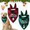 Hundehalstuch, Hundehalstuch Weihnachten, 2 Stück Hunde Halstuch, Hunde Weihnachtskostüm Zubehör, Halstuch Hund, Halstücher für Hunde und Katzen, Hundehalstuch für Haustier Weihnachten Geburtstag