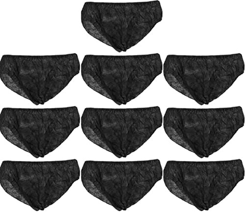 10 Pcs Non-woven Disposable Panties Breathable Travel Briefs Panties One Time Use Underwear Sauna Spa Underpants for Men