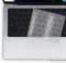 NPUOLS Ultra Thin Keyboard Cover for MacBook Air 13.3 M1 2020 A2337 A2179 with Retina Display & Touch ID, EU Layout, TPU Keyboard Protector Waterproof Dustproof Washable Reusable, Clear