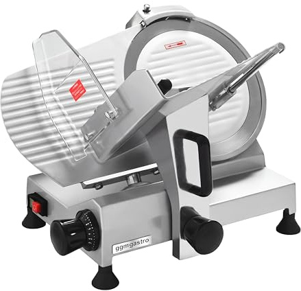 GGM Gastro | AMH300A | Aufschnittmaschine - 250 Watt - Messer: Ø 300mm