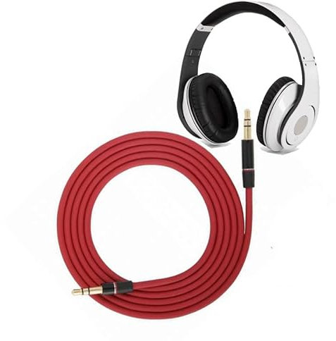 Studio Audio I Kabel kompatibel mit Monster Beats Studio/Solo/Solo HD/Mixr/Pro/Detox Kopfhörern, 3,5-3,5 mm, 1,25 m Kabel
