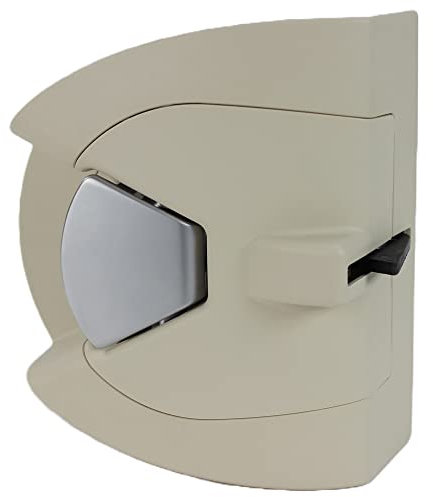 FAP - Serratura interna per porta ONTOP per roulotte, camper, caravan, sistema FF, colore: beige
