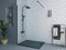 Vente-unique-Paroi de douche à l'italienne - Noir mat - Verre 6 mm - 120x200 cm - DAREN