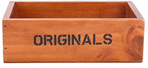 MINGZHE Quadratischer Pflanzkasten aus Holz, Blumenkasten für Drinnen und Draußen, Bunte Rustikale Blumenvermehrungsstation, Vintage-Heimanbau Zur Dekoration