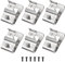 Belt Clips for Dewalt, 6pcs 304 Stainless Steel Drill Tool Clips Hook Kit with Screws for Dewalt N268241 Fit for 20V Power Tools DCD980 DCD985 DCD980L2 DCD985L2