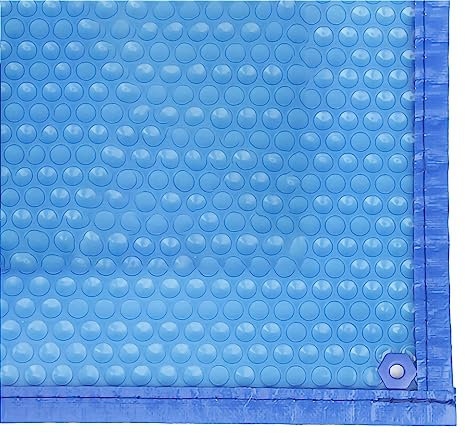 GONCBKVN Couverture de Piscine Solaire Robuste pour piscines Hors-Sol rectangulaires, 1m/2m/3m/4m/5m/6m/7m/8m de Long, Film d'isolation Thermique extérieur (Size : 2m x 2m/6ftx6ft)