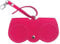 Nounex21 - Premium Sonnenbrillen Schutzetui, tragbares Brillenetui, modischer Sonnenbrillen-Halter, weiches PU-Leder, 12 Farben (Pink)