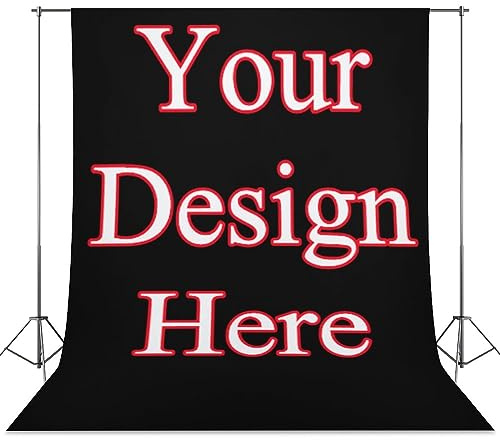Personalised Backdrop Custom Photography Cloth, Custom Backdrop Cloth for Photo Shooting Portrait Video Shooting Studio Photobooth Props