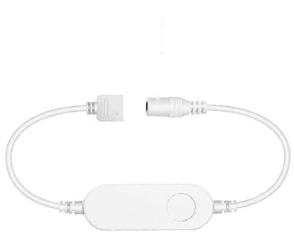 Zigbee WiFi Smart LED Light Strip Controller funziona con Alexa e app e controllo vocale, hub ZigBee richiesto. 3A, bianco (RGBW)