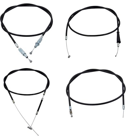 Citomerx Bowdenzug Set schwarz 4-teilig | Kompatibel mit Hercules Prima 2 4 / M 1 2 3 4 / C 1 2 3 / P1 (Automatik) inkl. Choke